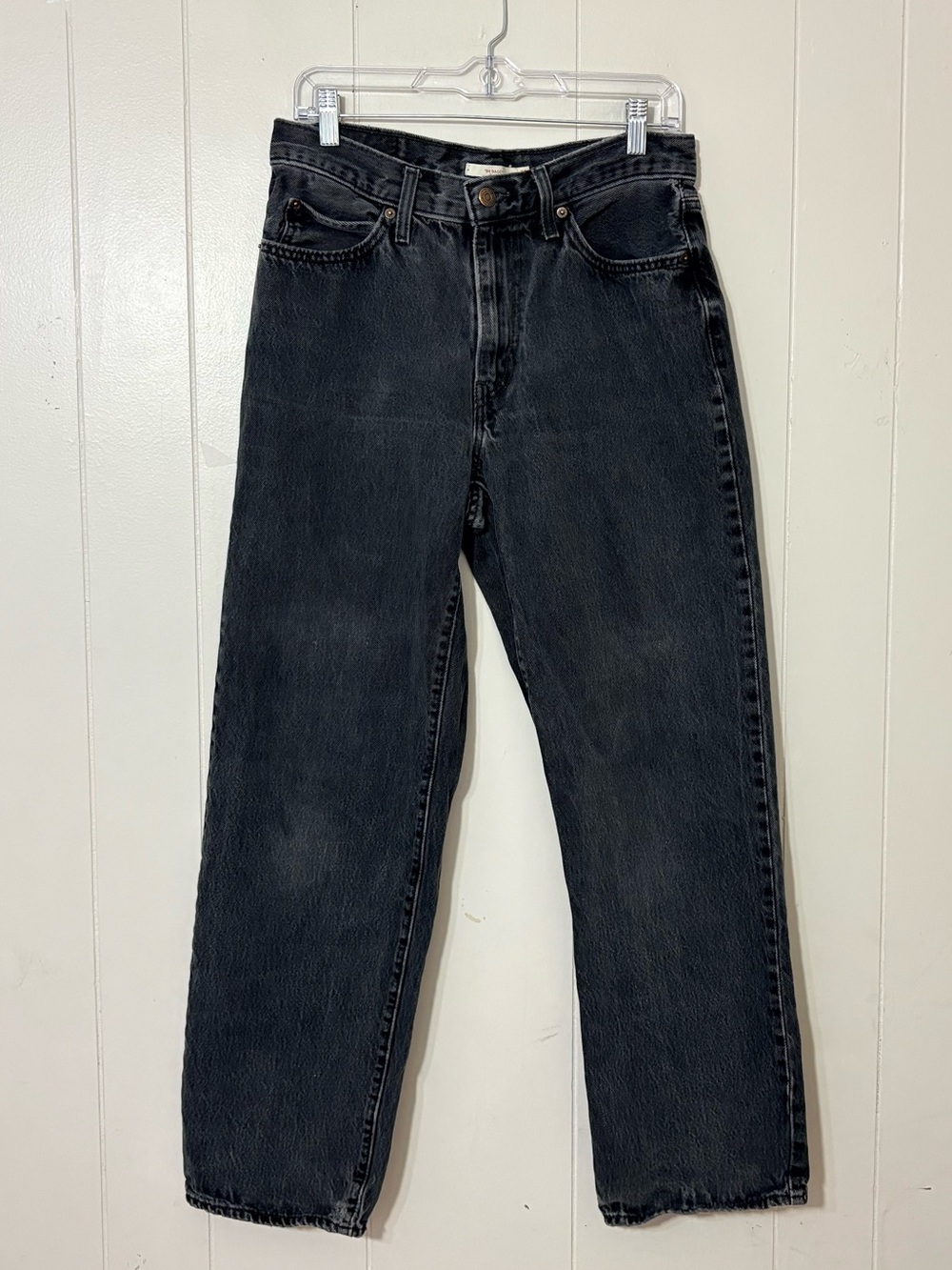 Levi’s ’94 Baggy Jeans Faded Black High Rise Distressed Size 29